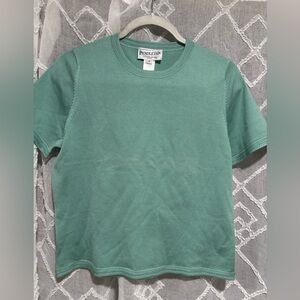 Pendleton Teal Short Sleeve Tee silk